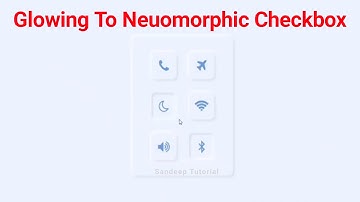 Glowing To Neuomorphic Checkbox Button Design | CSS3 Neumorphism #Glowing #Neuomorphic