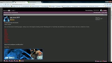 Problem with Habbo page phishing
