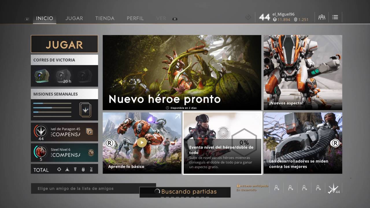 PARAGON NUEVA actualización 1.46 | novedades