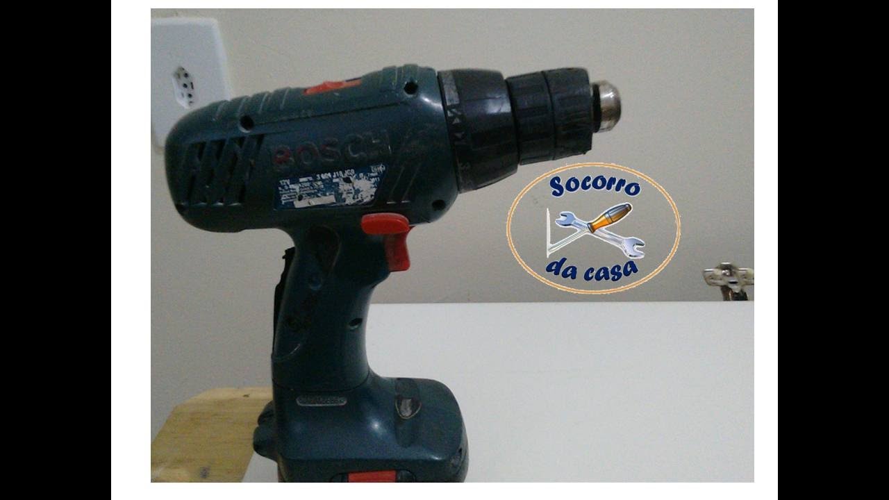 Como retirar o mandril da parafusadeira Bosch GSR 12 2 - YouTube