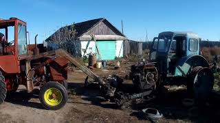 картинка: Ремонта старого трактора
