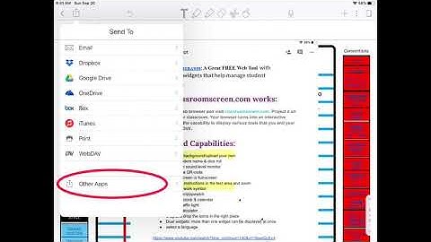 Notability: Attaching to Google Classroom Assignment