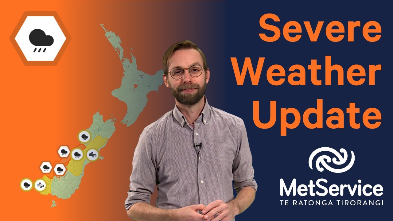 NZ Severe Weather Update - Monday 8th April 2024 - YouTube