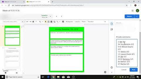 Grading Interactive Notebooks on Google Classrooms