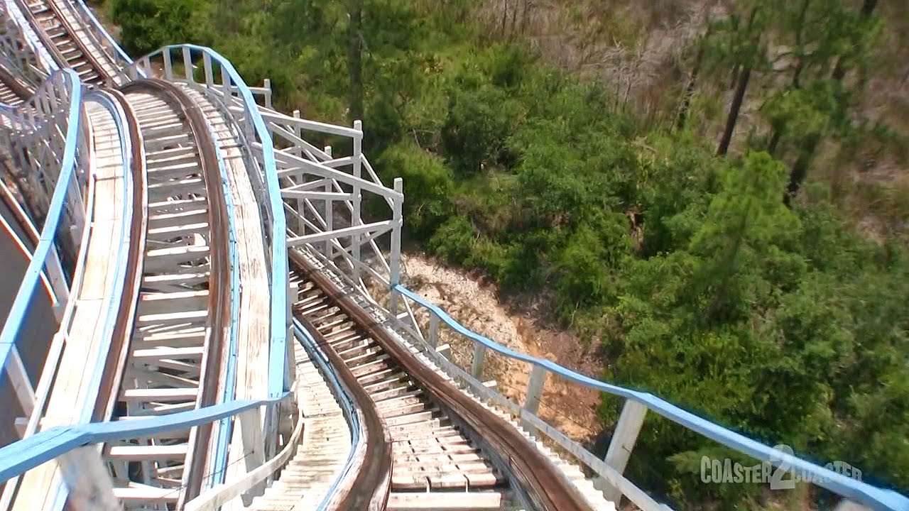 cannonball run coaster pov waterville usa gulf shores alabama usa waterville usa gulf shores al