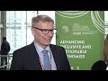 Finland minister kimmo tiilikainen speaks about their green economy initiatives