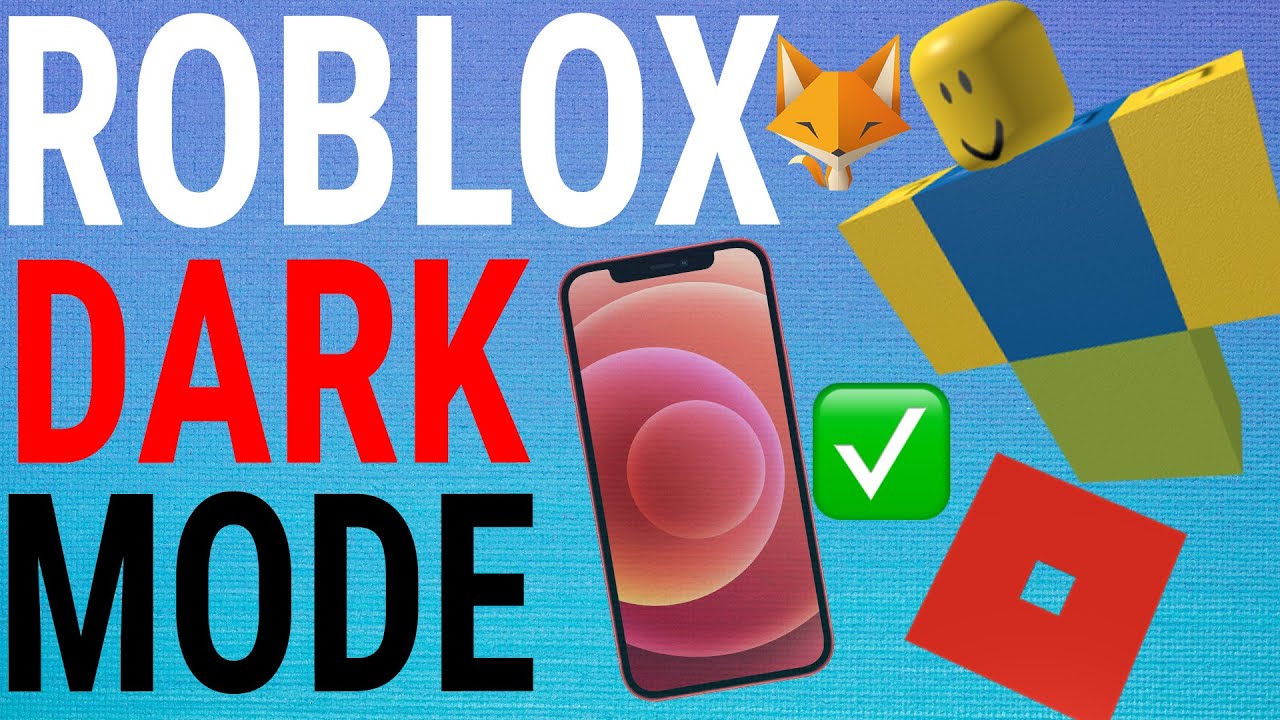 How To Enable Dark Mode On Roblox Mobile Youtube - how to turn on darkmode on roblox