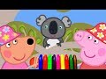 Creative Coloring for kids| Peppapig, Friend and Family | Children Learning Colours Fun art