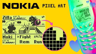 Making Pixel Art For A Nokia Phone Nokia Art Jam 2