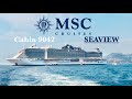 MSC Seaview  Cabin 9042 Bella - Balcony Stateroom