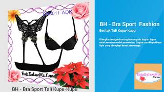 Jual Bh - Bra Sport Tali Kupu Kupu
