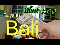 What $100 Buys in Bali: A Grocery Shopping Experience