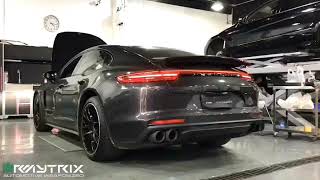 Porsche 971 Panamera S 2.9T w/ ARMYTRIX Decat Valvetronic Exhaust, Loud Sound Check in shop!