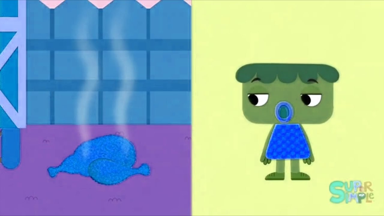 Super Simple Songs I Don't Like Chicken (Sponsored by Klasky Csupo 2001 Effects)