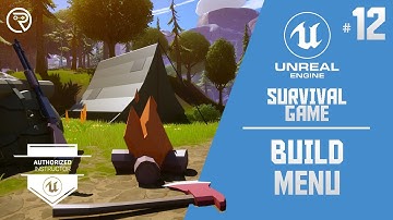 Unreal Engine 5 Tutorial -  Survival Game Part 12: Build Menu
