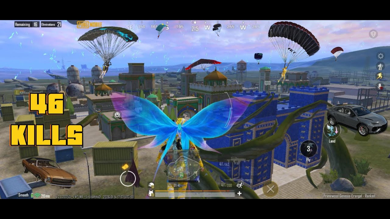 46 Kills ! 🔥 MY BEST ERANGEL GAMEPLAY in NEW MODE 😈 PUBG MOBILE