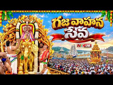 LIVE : గజ వాహన సేవ | తిరుమల శ్రీవారి సాలకట్ల బ్రహ్మోత్సవాలు 2026 | NTV Telugu - NTVTELUGU