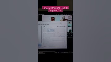How 3D rendering work on graphics card #Shorts