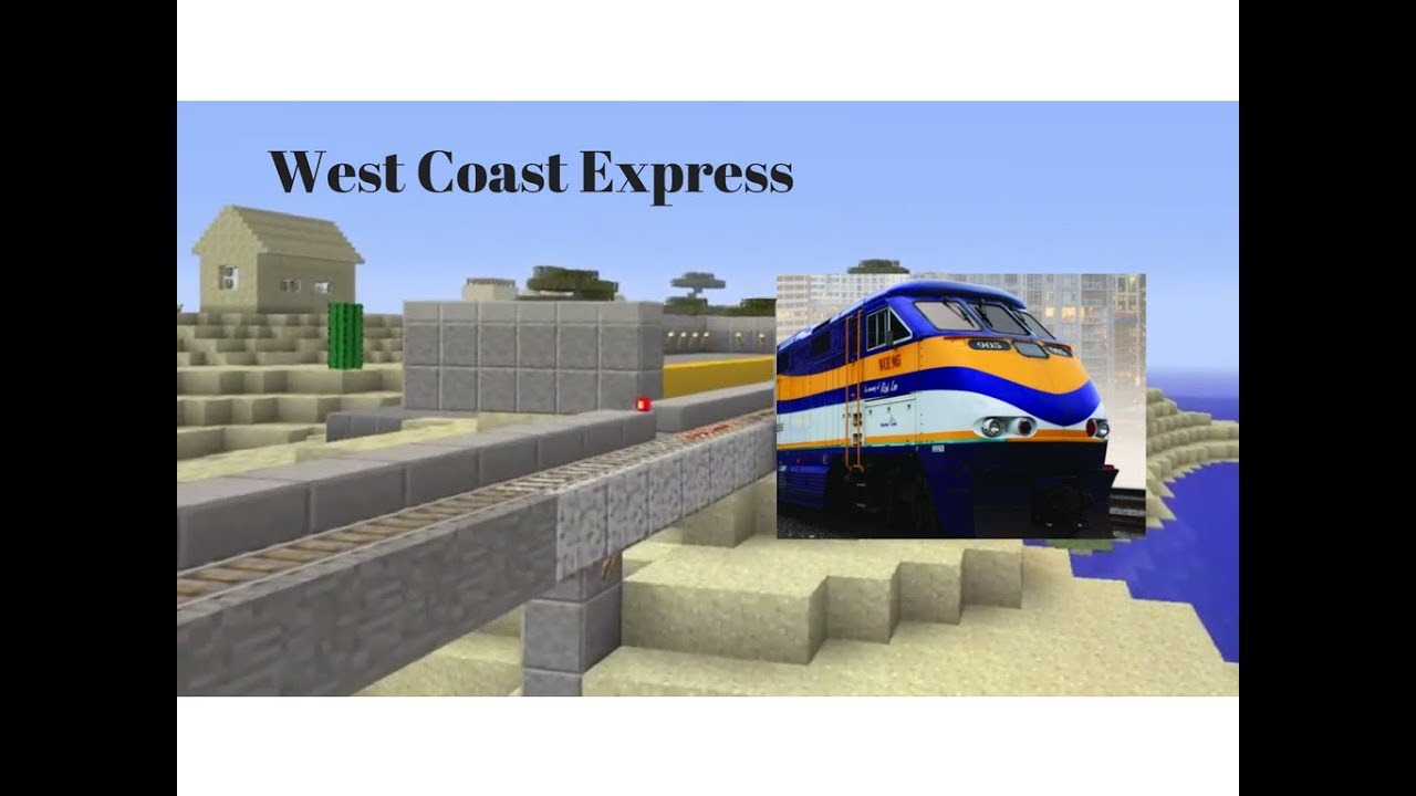 West Coast Express Train (Minecraft Trains) - YouTube