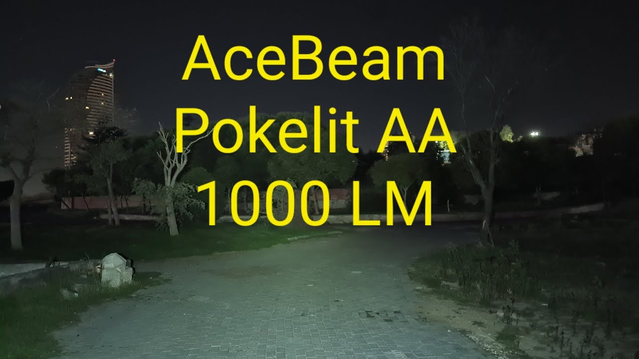 Türkiye'de İlk! Acebeam Pokelit AA 1000 EDC El Feneri İncelemesi. Tam İstediğiniz Olabilir. Ama!!!