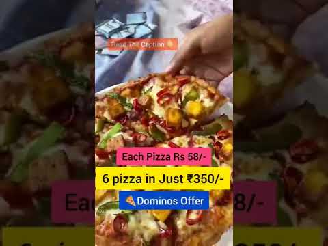 Domino's Pizza offer, follow my profile foodbookbyaditi on insta for more info #domino #dominospizza