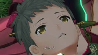 I Leave Rex On My Legs . Pyra . Cutscene . Xenoblade Chronicles 2 Japanese Xenoblade Chronicels 2