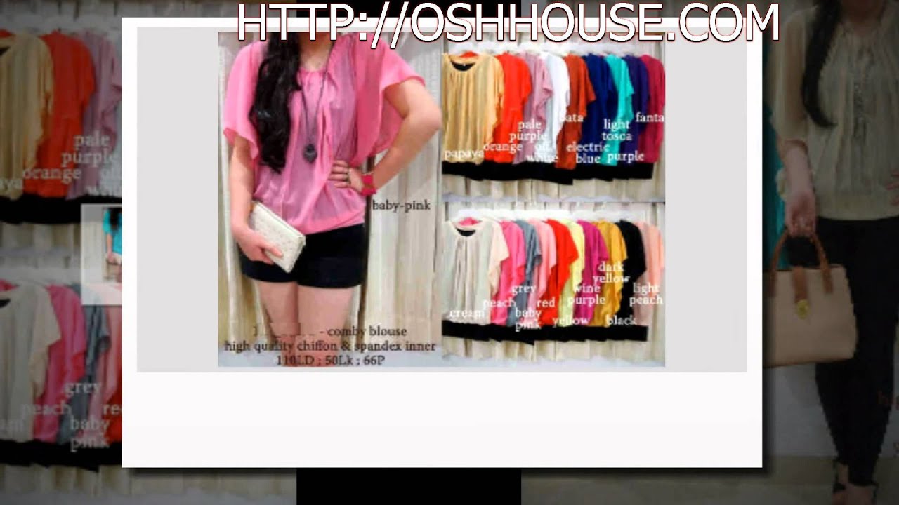 OSHHouse com Koleksi  blouse korea  baju  wanita butik 