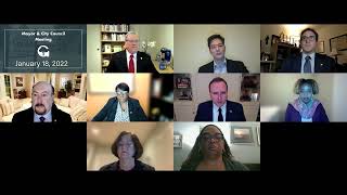Mayor & Council Meeting: January 18, 2022