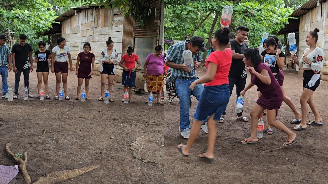Todo El grupo hicierón Este Reto Divertido🤣Todos Recibieron Botellazos