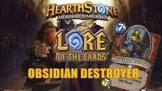 Hearthstone | Lore of the Cards | Obsidian Destroyer (Tol'vir Lore) screenshot 4