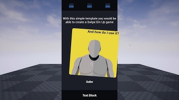 Swipe ‘em up Template | UE4