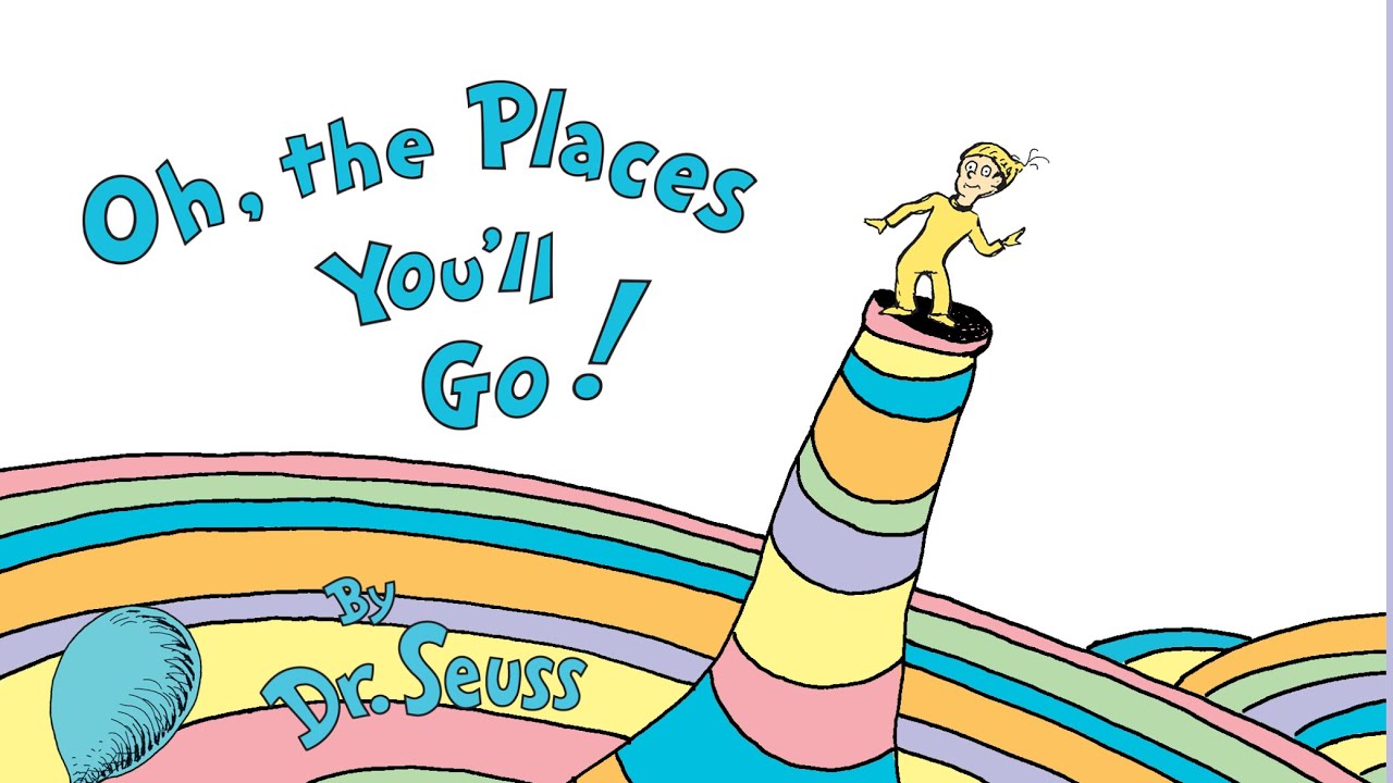Oh, The Places you’ll Go by Dr. Seuss Audiobook Read Along @ Book in Bed