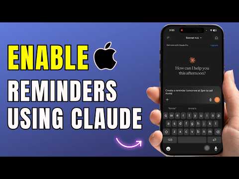 How To Ask CLAUDE To Create APPLE REMINDERS | AI Automation 2026