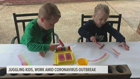 Juggling kids and work during COVID-19 outbreak