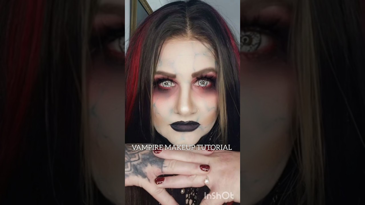 Easy vampire makeup tutorial