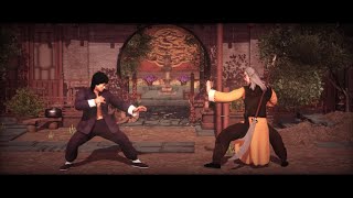 Shaolin vs Wutang - Jeet Kune Do (Nunchaku) VS 5 Element Fist (Guan Dao)