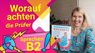 Worauf achtet der Prüfer beim Sprechen B2? Bewertungskriterien mündliche Prüfung telc Deutsch B2