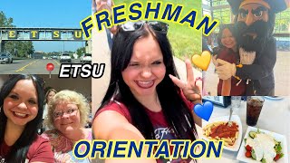 COLLEGE VLOG: ETSU Freshman Orientation 
