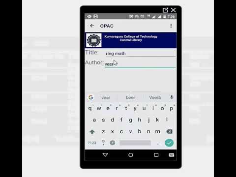 Mobile OPAC - How to Use it
