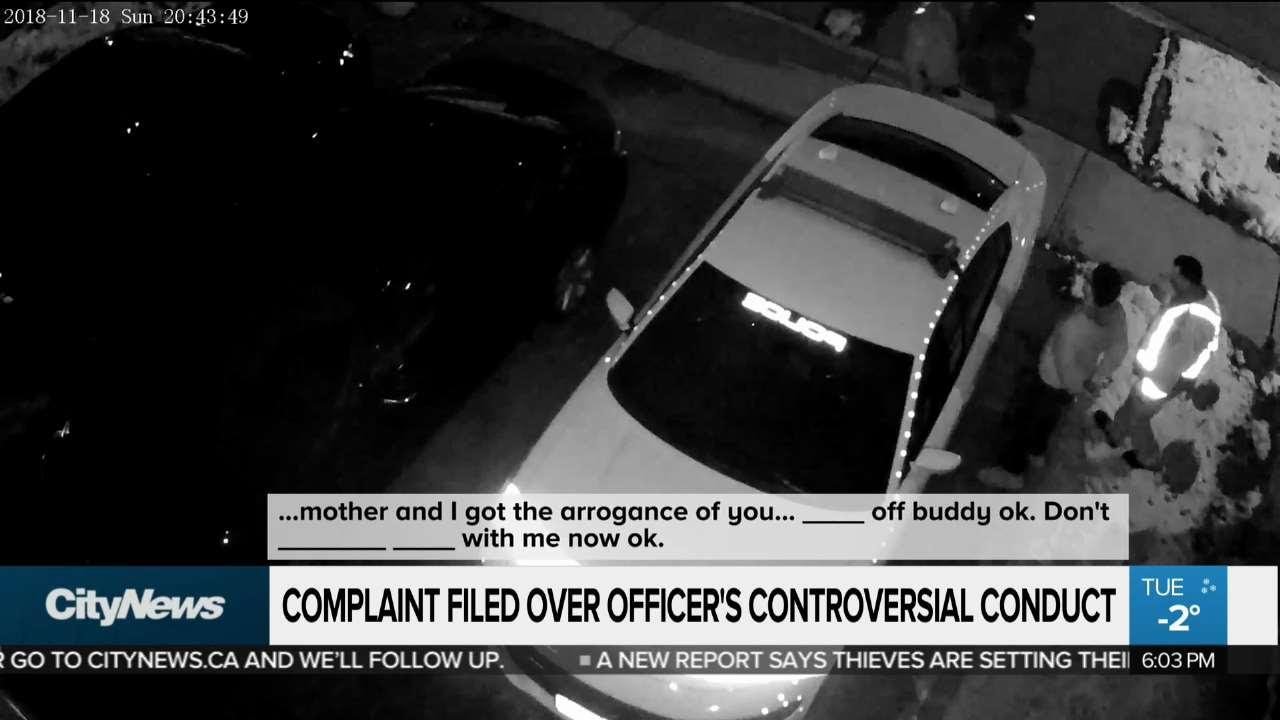 Complaint filed against Peel officer in controversial arrest - YouTube