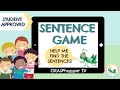 Sentence Game for Kids | Practice Writing Sentences in a fun way!