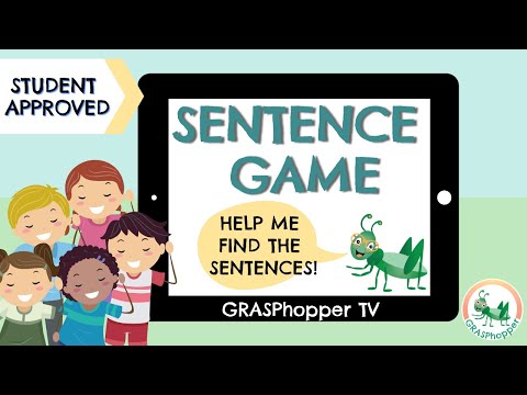 Sentence Game for Kids | Practice Writing Sentences in a fun way!