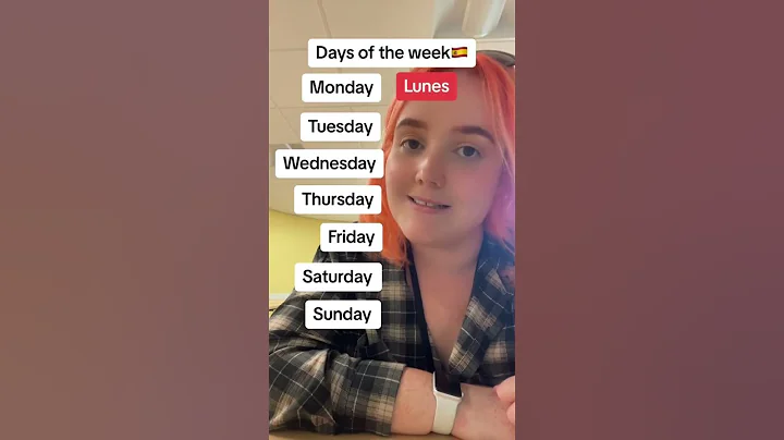 Days of the week in Spanish! #beginnerspanish #learnspanish #pronunciation #spanisheducation