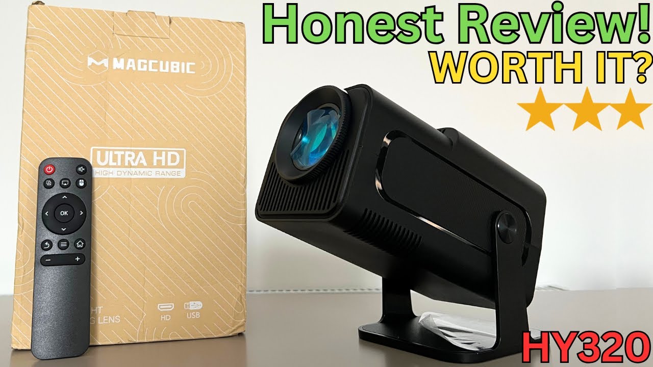 MAGCUBIC HY320 ULTRA HD プロジェクター本体 Magcubic HY320 4K Mini Projector – 1080P Home Theater