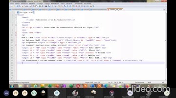 video 02 validation du formulaire en js part 2