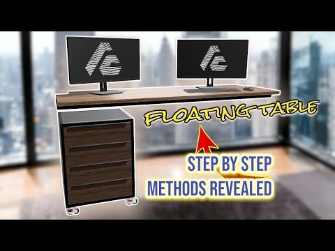 The Cleanest Floating Desk Setup You Ll Ever See
