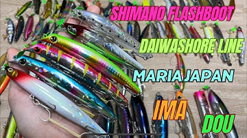 Mồi Câu Nhật: Mồi Lure Lóc Chẽm,Ghềnh, Câu Cá Thu, Cá Ngừ, Sasuke, Ocea, Flashboot  - Video 1035