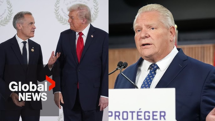 Carney says he apologized to Trump for tariff ad, had asked Ford not to run it - YouTube