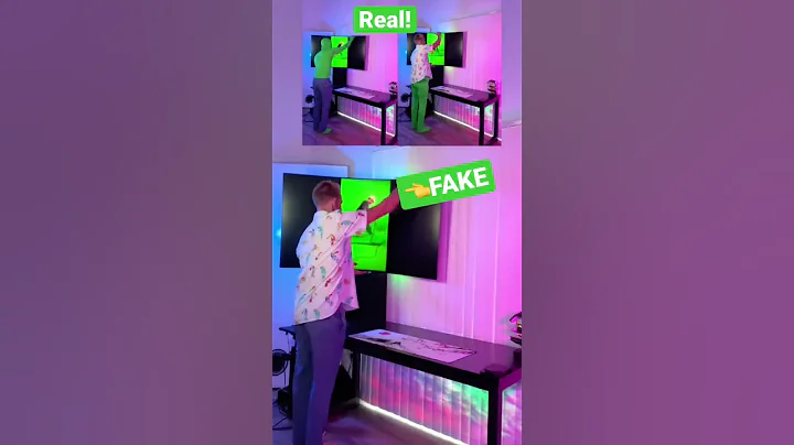 Greenscreen edit that TRICKED everyone! #shorts30