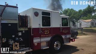 Pre-Arrival - Working Structure Fire - Extreme Heat Index - Oklahoma City Engine Company Working